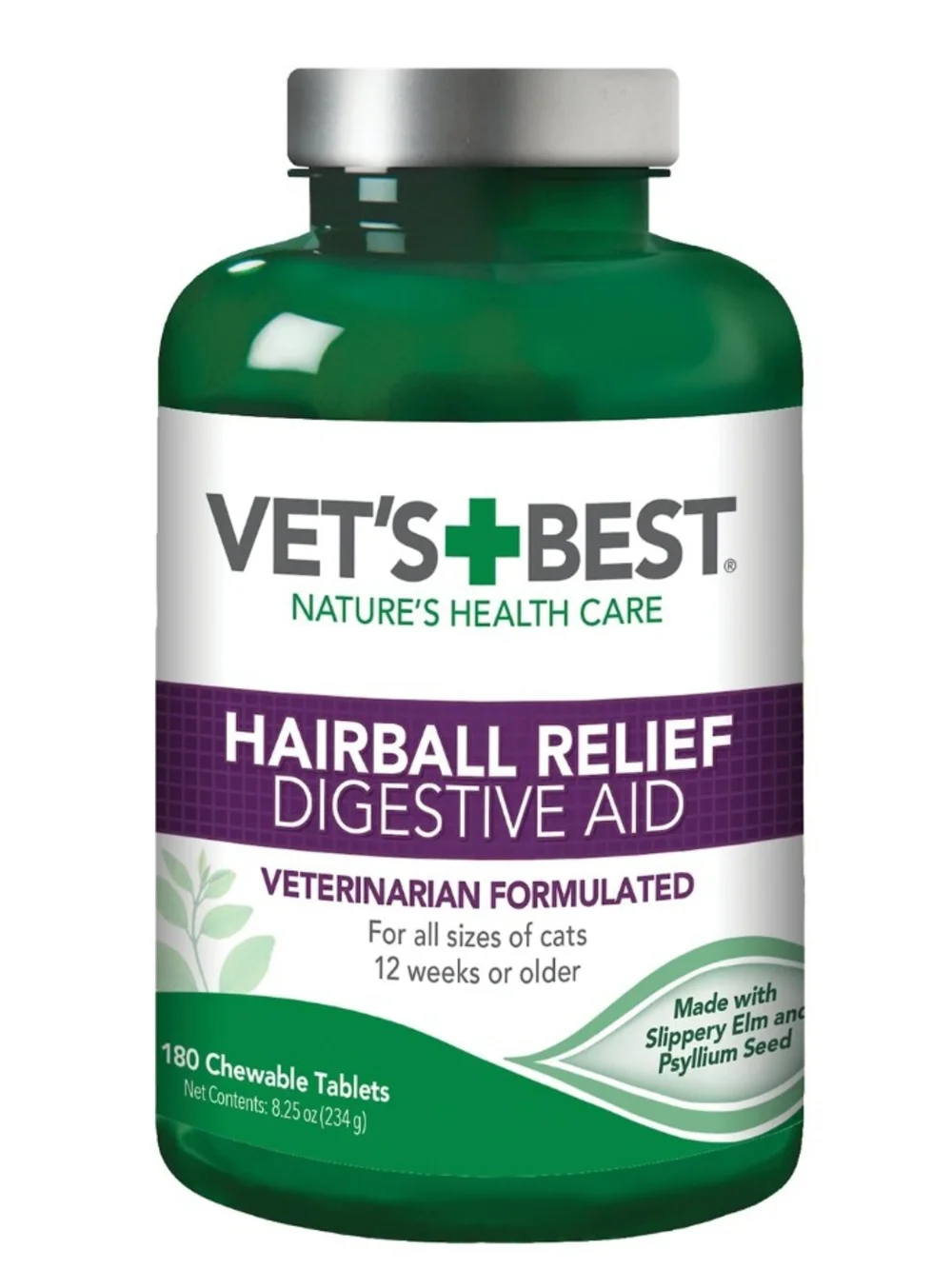 Vet's + Best Chewable Tablets Hairball Relief Digestive Aid For Cats 😺 - Picture 2 of 4